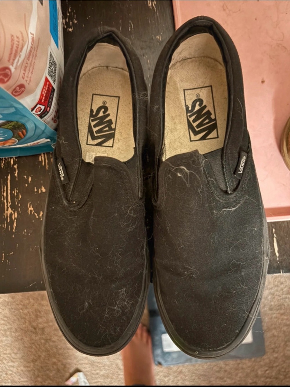 Vans Women’s Classic Slip-On Shoes - Black